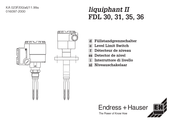 Endress+Hauser liquiphant II FDL 30 Manual De Instrucciones