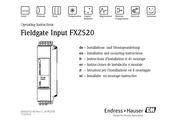 Endress+Hauser Fieldgate Input FXZ520 Instrucciones De Operación