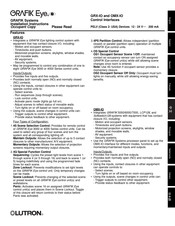 Lutron Grafik Eye OMX-IO Instrucciones De Instalación