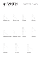 Fantini Rubinetti NOSTROMO 2603WU-2604WU Manual De Instrucciones