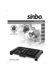 Sinbo SBG 7108 Manual Del Usuario