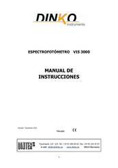 DINKO Instruments VIS 3000 Manual De Instrucciones