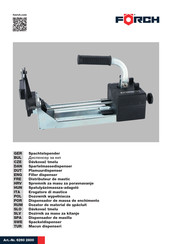 Forch 6260 2800 Manual Del Usuario