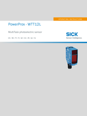 SICK PowerProx WTT12L Instrucciones De Operación