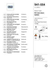 CRUZ 941-554 Instrucciones De Montaje