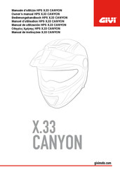 GIVI X.33 CANYON Manual De Instrucciones