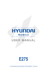 Hyundai Mobile E275 Manual Del Usuario