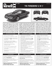 REVELL '78 FIREBIRD 3 N 1 Manual De Instrucciones