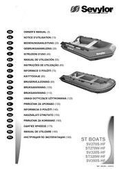 Sevylor ST BOATS SV320S-HF Manual De Utilización