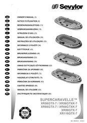 Sevylor SUPERCARAVELLE XR66GTX-7 Manual De Utilización