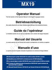 Upright MX19 Manual Del Usuario