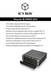 ICY BOX IB-CH405-QC3 Manual Del Usuario