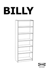 Ikea BILLY Manual De Instrucciones