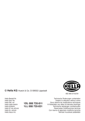 Hella 1LL 008 735-831 Instrucciones De Manejo