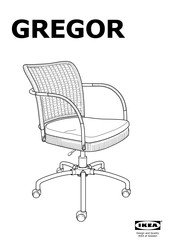 IKEA GREGOR Manual De Instrucciones