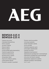 AEG BEWS18-125 X Manual Original