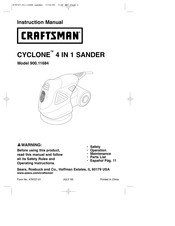 Craftsman CYCLONE 900.11684 Manual De Instrucciones