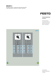 Festo EduTrainer 8040011 Manual Del Usuario