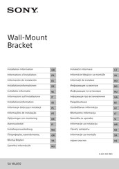 Sony SU-WL850 Información De Instalación