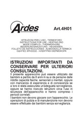 ARDES 4H01 Folleto De Instrucciones