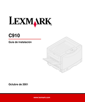 Lexmark C910 Guia De Instalacion