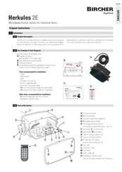 Bircher Reglomat Herkules 2E Traducción Del Manual De Instrucción Original