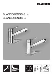 Blanco ZENOS-S Instrucciones De Montaje Y Mantenimiento