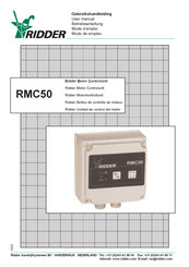 Ridder RMC50 Modo De Empleo