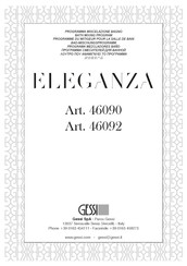 Gessi ELEGANZA 46090 Instrucciones De Montaje