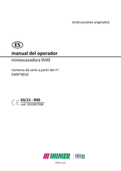 IHIMER 9VXE 2015 Manual Del Operador