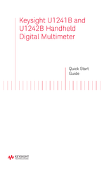 Keysight U1241B Guia De Inicio Rapido