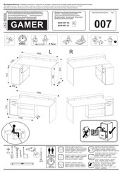 trendteam GAMER 007 Instrucciones De Montaje