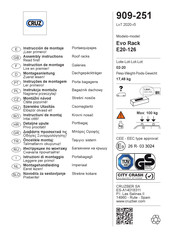 CRUZ 909-251 Instrucciones De Montaje