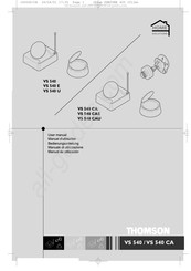 THOMSON VS 540 Manual De Instrucciones