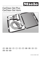 Miele CarClean Set Plus Manual Del Usuario