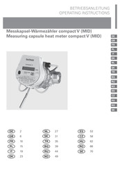 Techem compact V Instrucciones De Operación