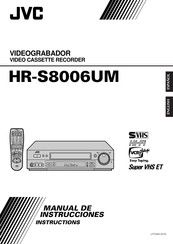 Jvc HR-S8006UM Manual De Instrucciones