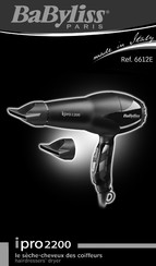 BaByliss 6612E Manual De Instrucciones