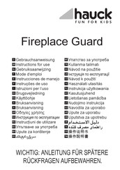 Hauck Fireplace Guard Instrucciones De Manejo