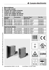 Leuze electronic 50038949 Manual Del Usuario