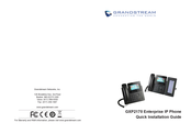 Grandstream GXP2170 Guía De Instalación Rápida