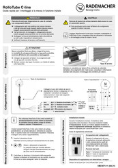 RADEMACHER RolloTube CLIM Instrucciones Abreviadas Para El Montaje Y La Primera Puesta En Marcha