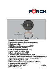 Forch EASY 4915 42 Manual Del Usuario