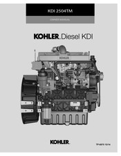 Kohler Diesel KDI 2504TM Manual Del Propietário