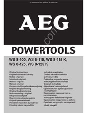 AEG WS 8-115 K Manual Original