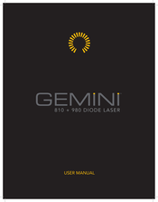 Gemini 980 DIODE LASER Manual Del Usuario