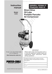 Porter Cable C2555 Manual De Instrucciones