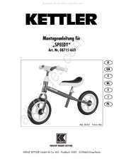Kettler 08715-600 Instrucciones De Montaje