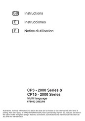 Hardi CP3-2000 Serie Manual De Instrucciones