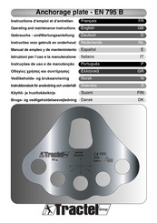 Tractel EN 795 B Manual De Empleo Y De Mantenimiento